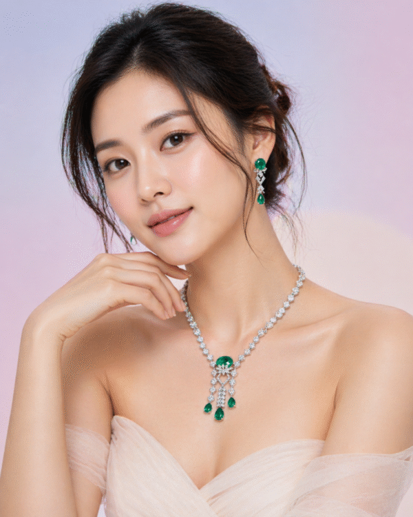 Emerald Green  Imitation  Set