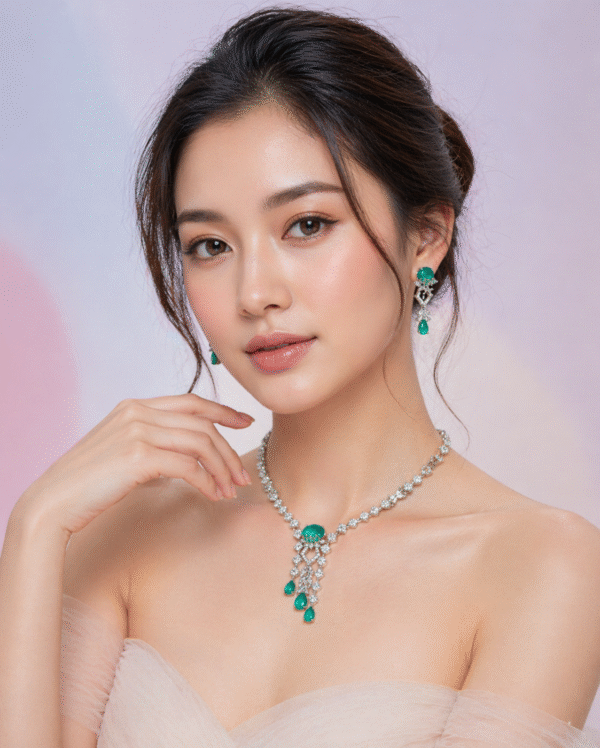 Emerald Midnight Green Imitation  Set