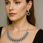 Pearl Divine Crimson Royale Ruby  Jewellery Set