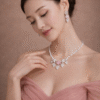 ChatGPT Image Mar 14, 2026 at 08_15_38 PM Blush Blossom Elegance Imitation Necklace & Earrings Set