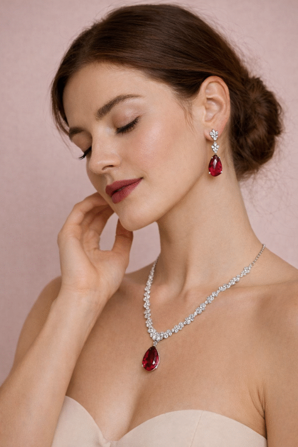 Emerald Drop Elegance Imitation  Set