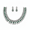 Pearl Divine Emerald Aura Grace Necklace Set