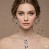 Gemini_Generated_Image_9afoxm9afoxm9afo Royal Blue Cascade Imitation Necklace Set