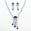 Gemini_Generated_Image_drcqz2drcqz2drcq Royal Blue Cascade Imitation Necklace Set